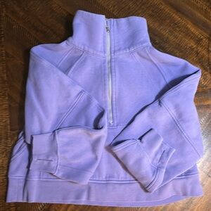 Lululemon funnel neck scuba M/L purple